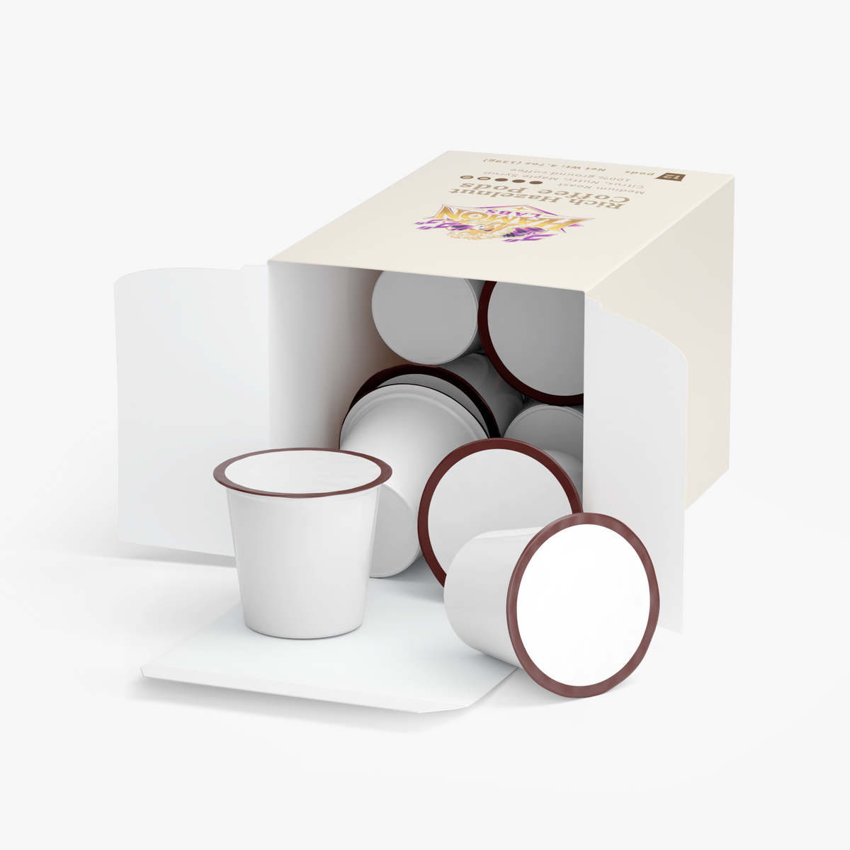 Rich Hazelnut Coffee Pods (Medium Roast)