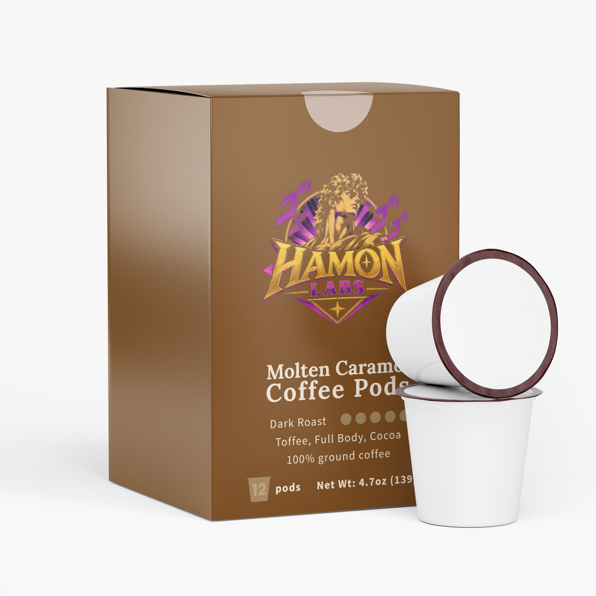 Molten Caramel Coffee Pods (Dark Roast)